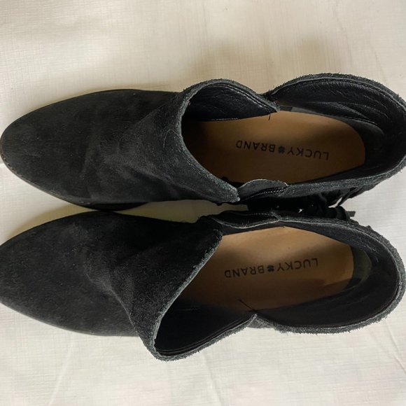 Lucky Brand Freedah Suede Bootie - Picture 6 of 8